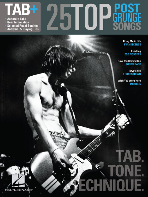 Title details for 25 Top Post-Grunge Songs Guitar Songbook by Hal Leonard Corp. - Wait list